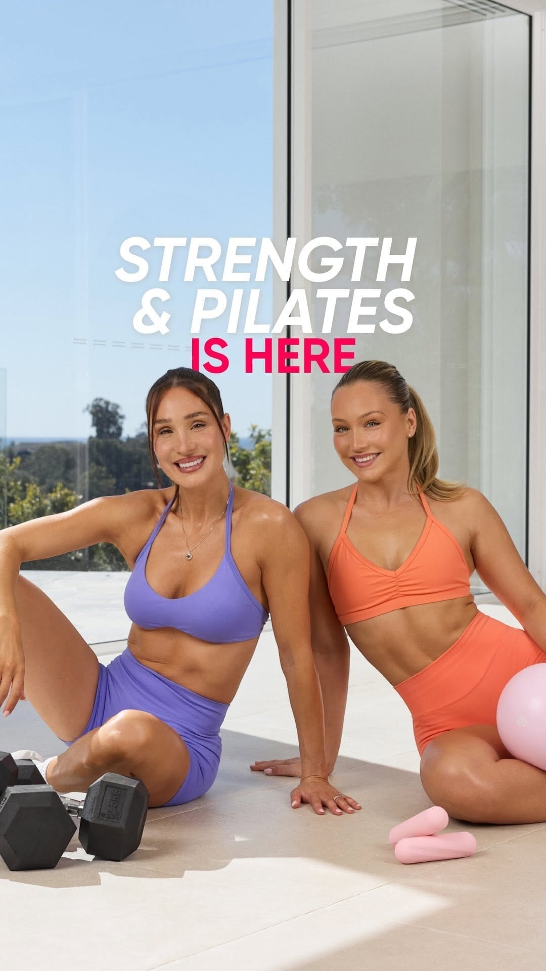 Sweat Strength and Pilates program workout imagery