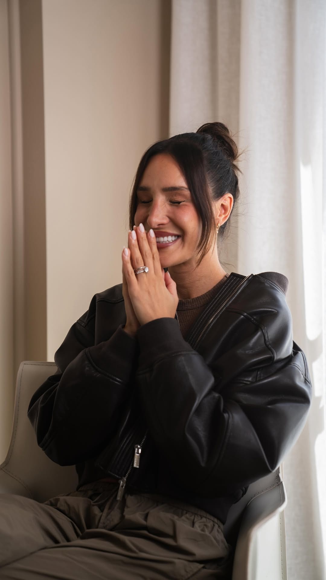 Kayla Itsines announcing her ownership of Sweat